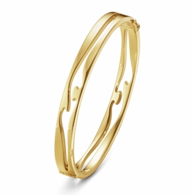 FUSION Open Bangle in 18ct Yellow Gold