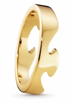 FUSION 18ct Yellow Gold End Ring