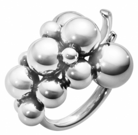 Silver MOONLIGHT GRAPES MEDIUM RING