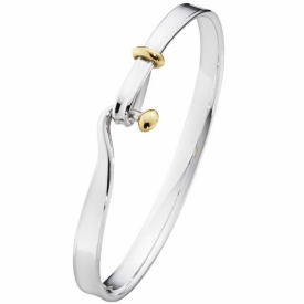The Original TORUN Bangle in Silver with 18ct Yellow Gold