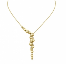 MOONLIGHT GRAPES 18ct Gold Asymmetric Necklace with Diamonds