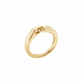 18ct Yellow Gold REFLECT Ring from Georg Jensen