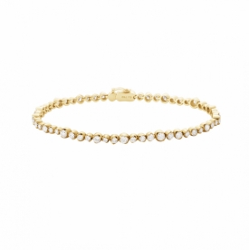 GEORG JENSEN SIGNATURE DIAMONDS, Tennis Bracelet, in 18ct gold and diamonds