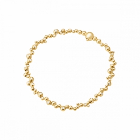 GRAPES Slim Bracelet in Yellow Gold with Diamonds