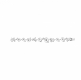 SIlver DAISY Enamel Bracelet