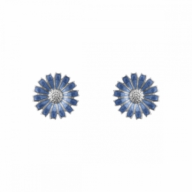 DAISY Collection 2024, Blue Enamel Stud Earrings