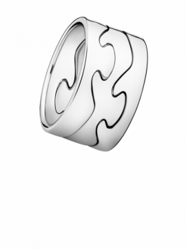 FUSION 3-Part 18ct White Gold Ring - 0