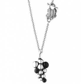 MOONLIGHT GRAPES Small Pendant with Black Onyx