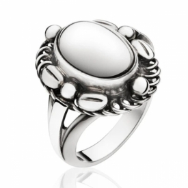 MOONLIGHT BLOSSOM Silver Ring