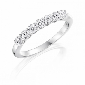 Kite Set Eternity Ring 0.49ct