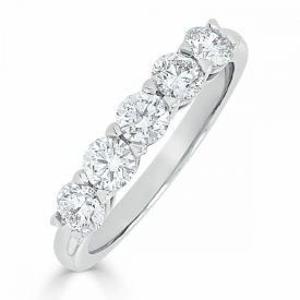 Kite Set Eternity Ring 1.00ct