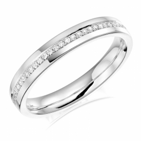 Diamond Set Wedding Ring 0.12ct 83X03