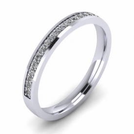 Diamond Set Wedding Ring (0.24ct)
