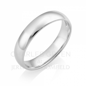 Light Court Gents 4mm Platinum Wedding Ring