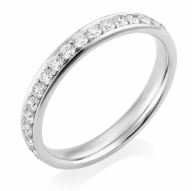 Platinum Diamond Full Eternity Ring 0.70ct