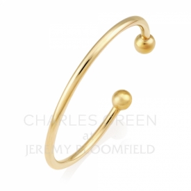 Handmade Solid Gold Torque in 9ct Yellow Gold