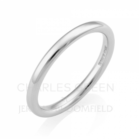 Luxury Court 2mm Platinum Wedding Ring