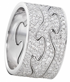 FUSION 3-piece ring Pave Diamond Set Ring