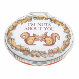 I'm Nuts About You Enamel message Box from Halcyon Days